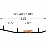 Коньки для снегохода Polaris WOODYS EPI3-1300/4612-0210/16-72425 16-72425