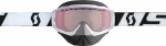 Очки для снегохода Scott Hustle X Snow Cross white/black розовая двойная линза 268196-1035134