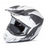 Шлем кроссовый черно/белый  XL Kinetic Pro Cold Fly Racing 73-4935X 73-4935X