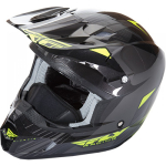 Шлем черно зеленый 2XL Fly Racing Kinetic Pro Cold  73-49372X 73-49372X