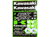 Наклейки универсальные Kawasaki (42 см Х 28 см) 862-21100