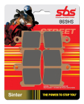 Тормозные колодки SBS, передние Sinter 869HS 869hs