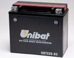 Аккумулятор UNIBAT YTX20H-BS (YTX20-BS)