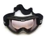 Очки снегоходные RiderLab черные с розовой линзой XH-121