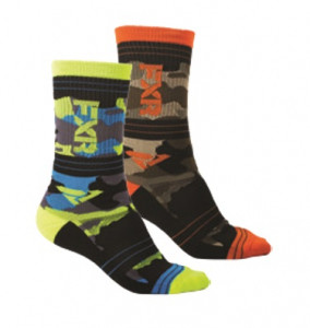 Носки мужские FXR Turbo Athletic (2пары/упак), Multi Colour Camo,  171640-6506-00