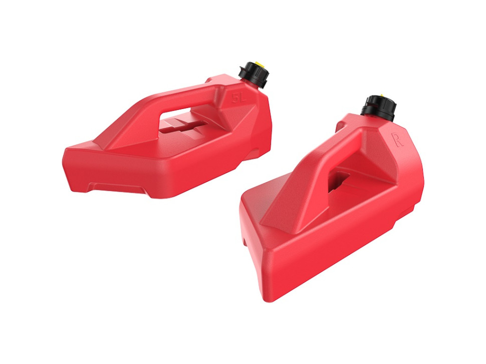 Канистры на передний багажник с площадкой Tesseract для Can-Am Outlander G2 GKA TessFuelG2Black TessFuelG2Red Черные