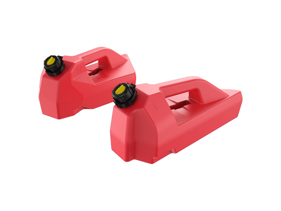 Канистры на передний багажник с площадкой Tesseract для Can-Am Outlander G2 GKA TessFuelG2Black TessFuelG2Red Черные