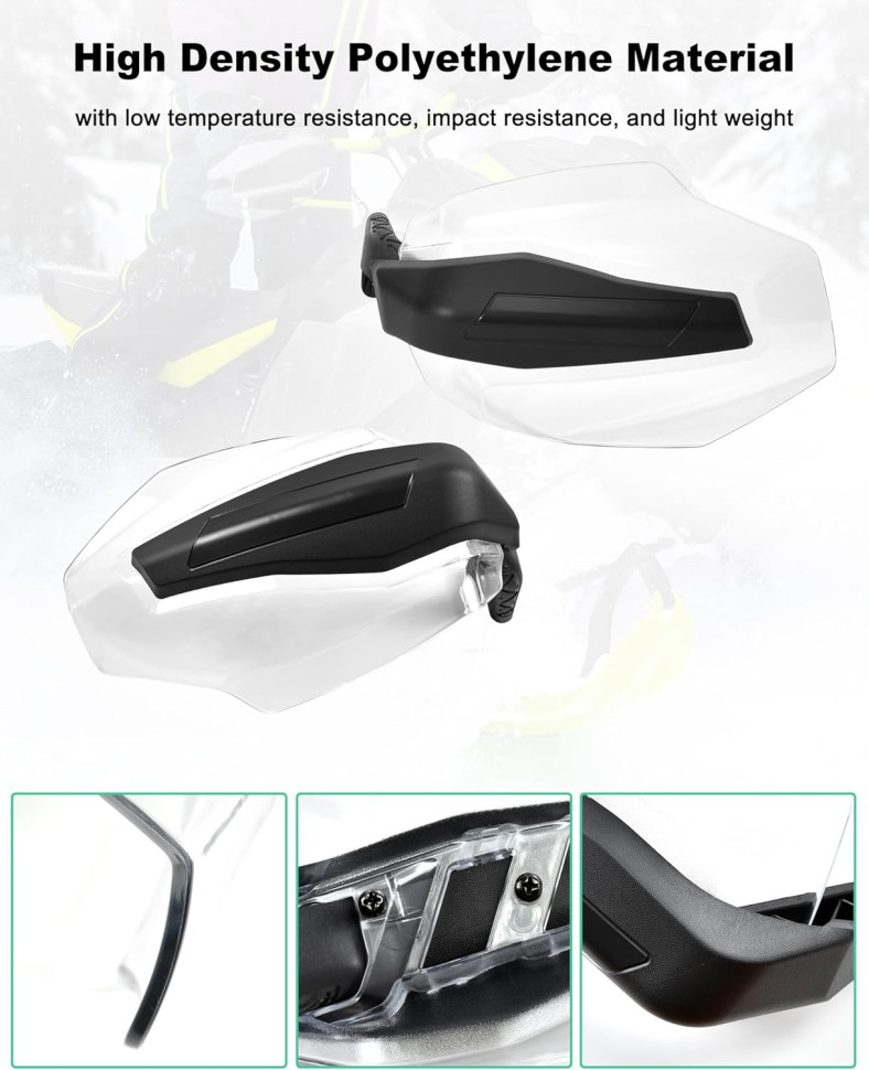 Защита рук прозрачная (ветрозащита) для гидроцикла Sea-Doo Spark 2025+ / Ski-Doo REV Gen5 295100762; 295100762P