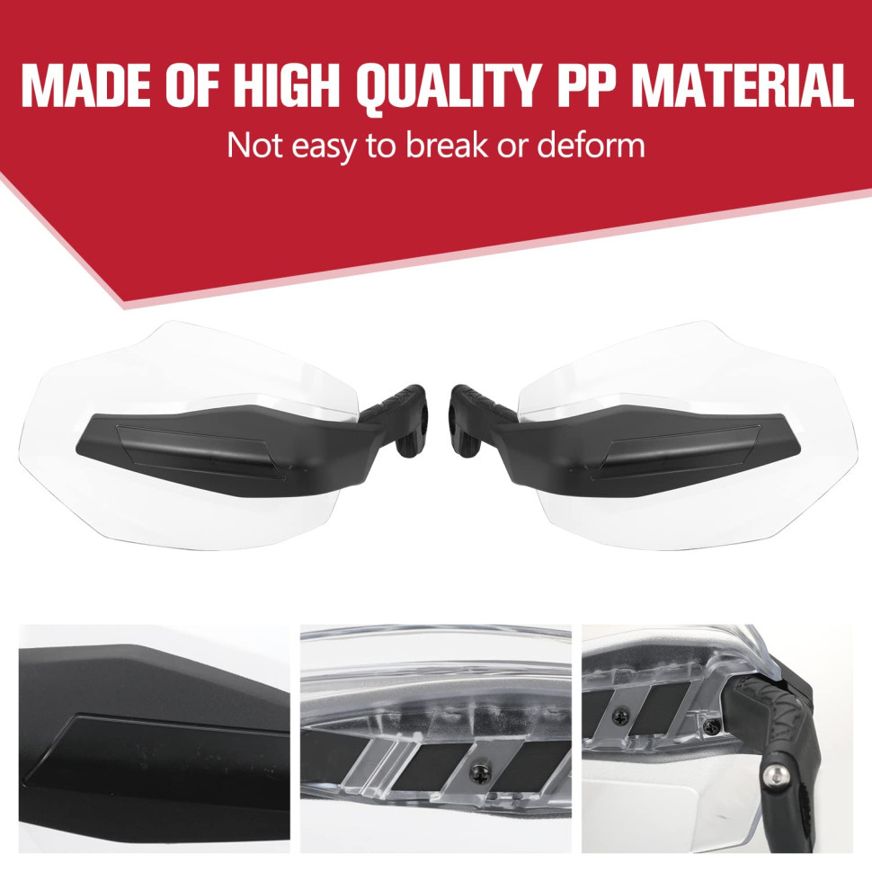 Защита рук снегохода прозрачная Ski-Doo /LYNX G5 /G4 /XS /XM /XP /XR /XU 860200789 /B1311-00401CL B1311-00401CL