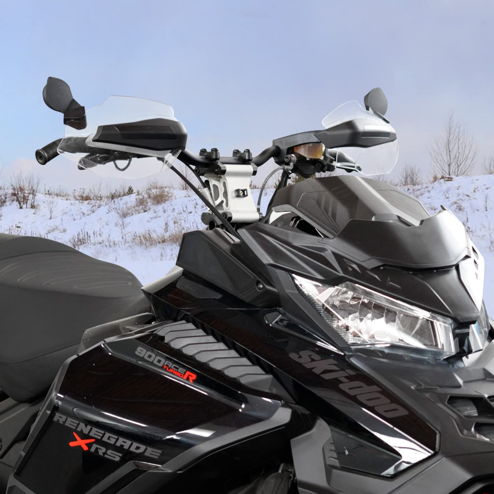 Защита рук снегохода прозрачная Ski-Doo /LYNX G5 /G4 /XS /XM /XP /XR /XU 860200789 /B1311-00401CL B1311-00401CL