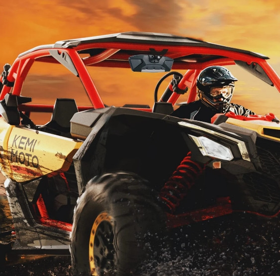 Зеркало центральное с подсветкой салона Kemimoto для CanAm Maverick X3 707900502 707900502-WDL