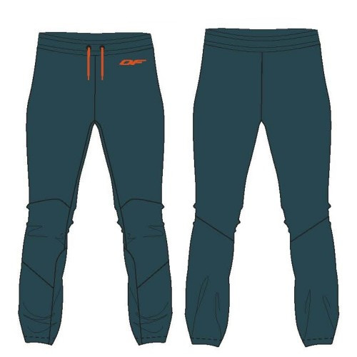 Мужские флисовые брюки Level. Blue Orange 700201-23-446 Размер L