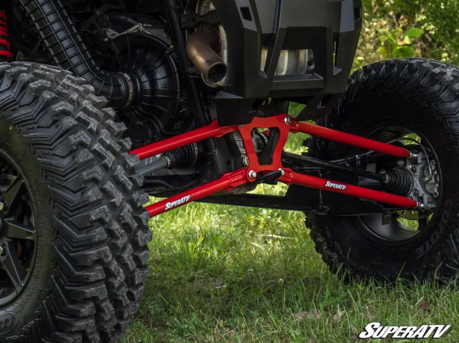 Задние поперечные рычаги  SuperATV для Polaris RZR XP Turbo S красные RA-P-RZRXPTS-TU-03 1543999-293 1543999-458 1544153-293 1544153-458