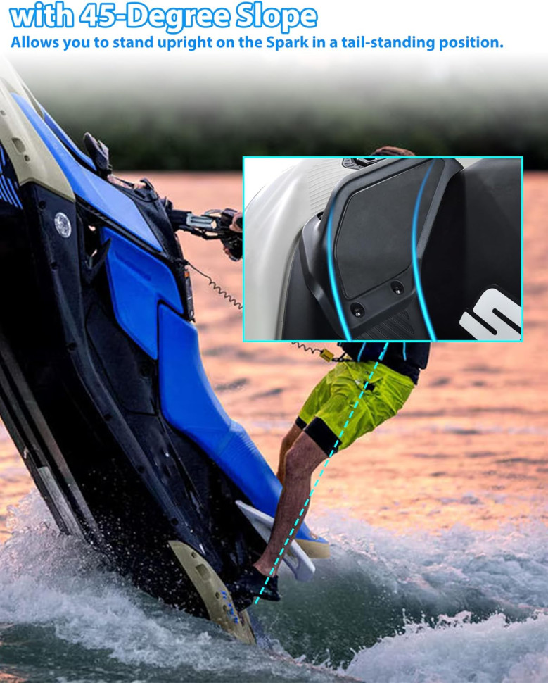 Упоры для ног (подножки) для гидроцикла Sea-Doo Spark 2024+ 295101263; 295101263N