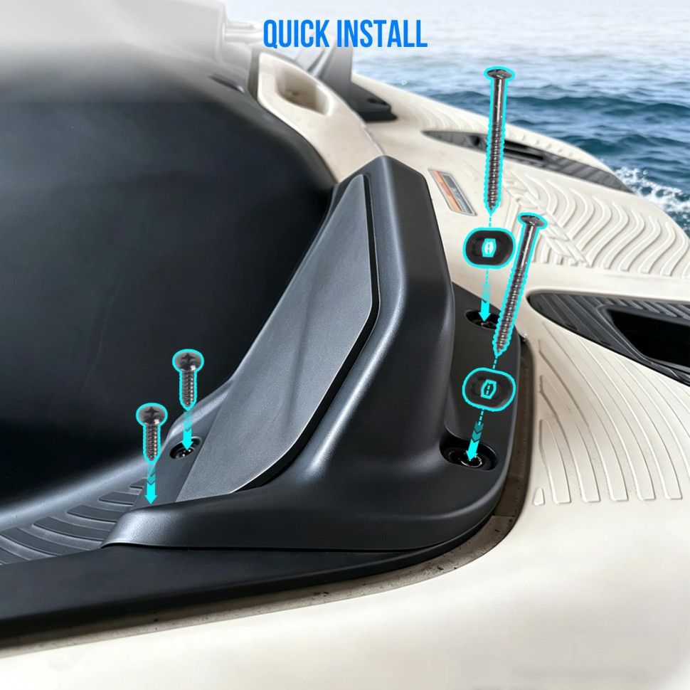 Упоры для ног (подножки) для гидроцикла Sea-Doo Spark 2024+ 295101263; 295101263N