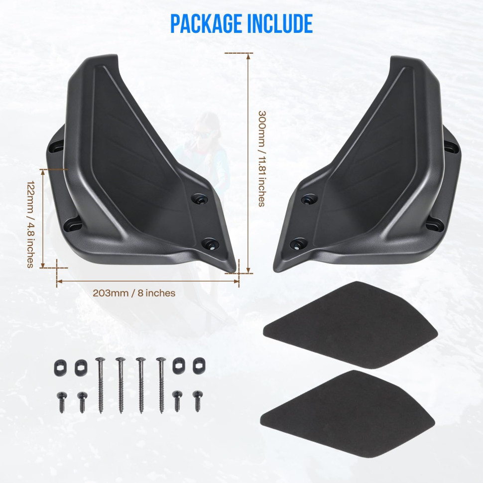 Упоры для ног (подножки) для гидроцикла Sea-Doo Spark 2024+ 295101263; 295101263N