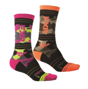 Носки женские FXR Turbo Athletic (2пары/упак), Multi Colour Camo,  171641-9006-00