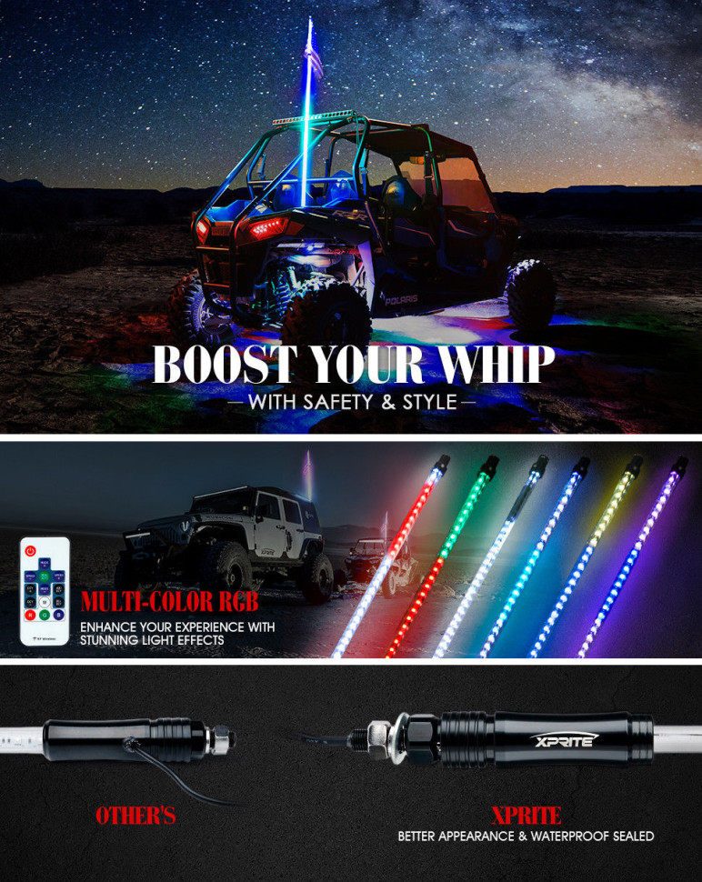 Флагшток с LED подсветкой и пультом управления TR801 TR801-09 TR801-12 TR801-15 90 см