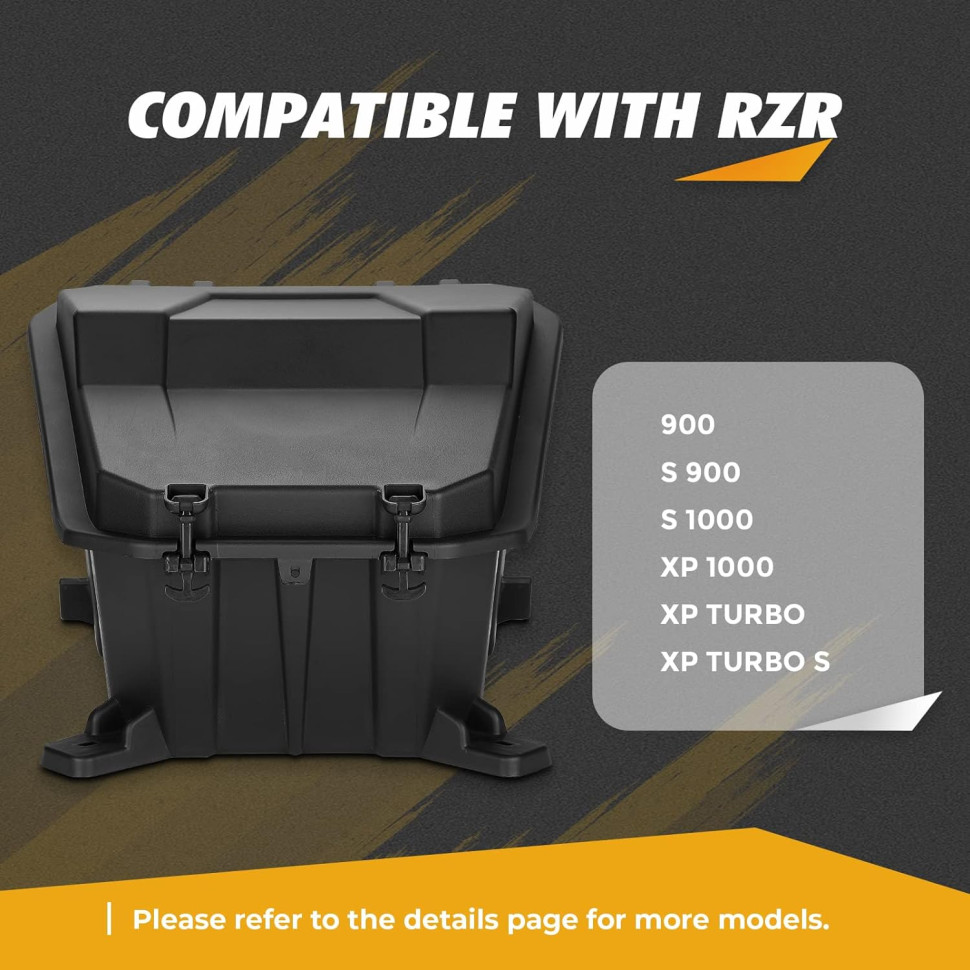 Кофр 65л для Polaris RZR 1000 /RZR 900 /RZR XP Turbo 2881193 2881193N B0113-06001BK
