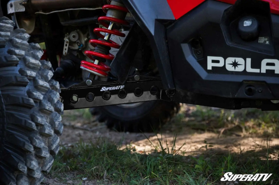 Задние продольные рычаги SuperATV для Polaris RZR Turbo S  красные RTA-P-RZRXPTS-HC-03 1024416-293 1024416-458 1024417-293 1024417-458