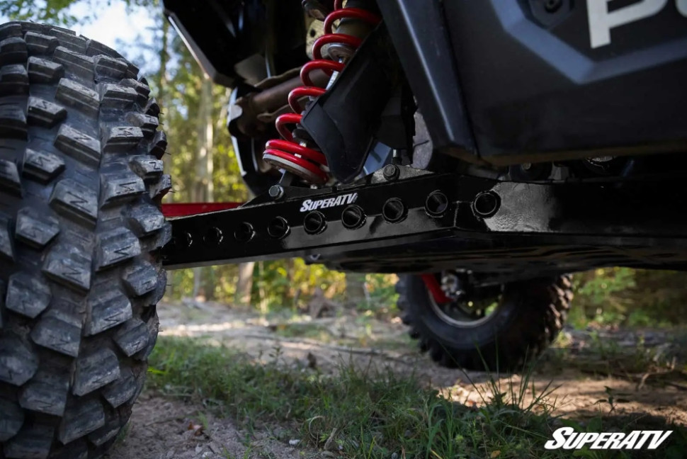 Задние продольные рычаги SuperATV для Polaris RZR Turbo S  красные RTA-P-RZRXPTS-HC-03 1024416-293 1024416-458 1024417-293 1024417-458