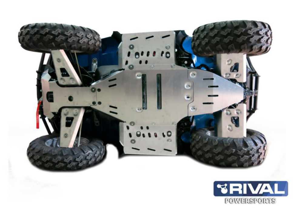 Комплект защиты днища ATV Polaris Sportsman Touring twin 850 efi (7частей) (2010-15) 444.7401.4
