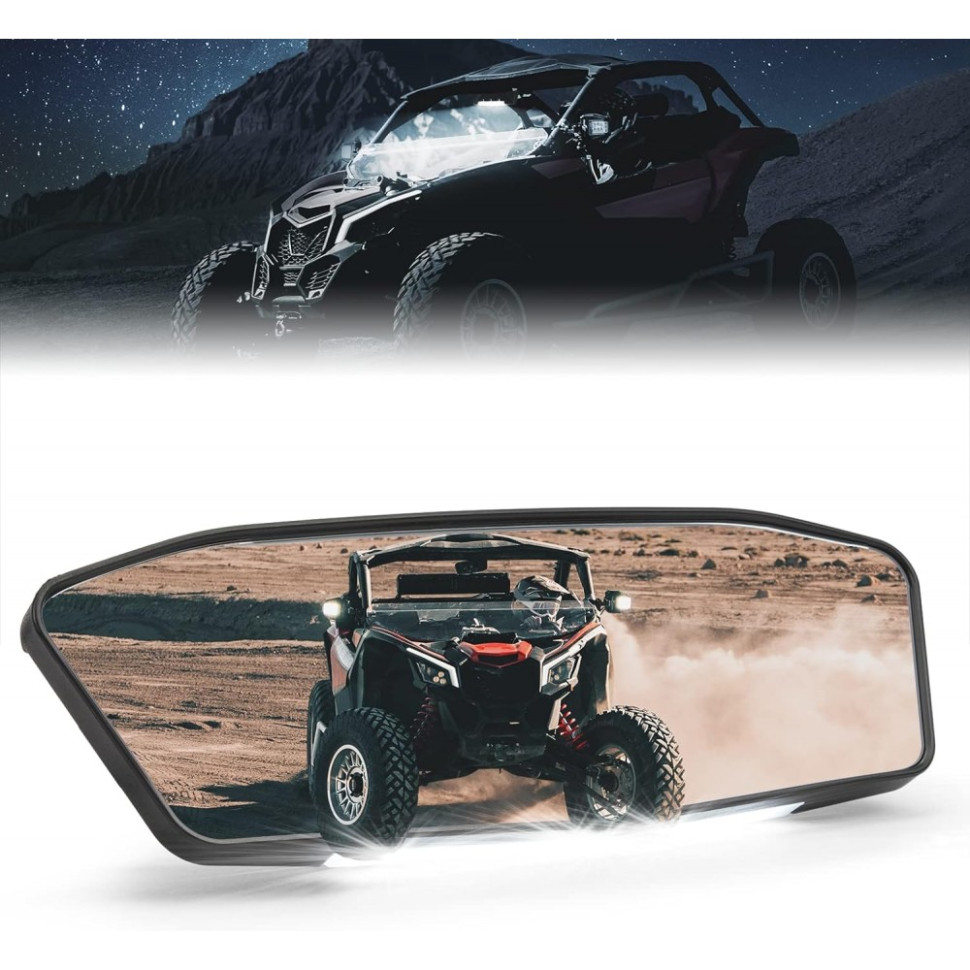 Центральное зеркало заднего вида с подсветкой Can-Am Maverick X3 B0106-03104BK B0106-03104BK