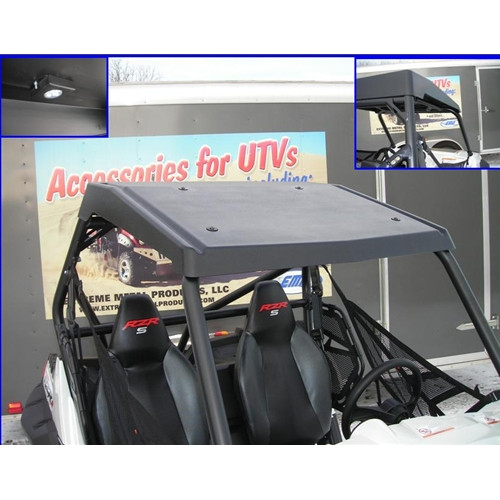 Пластиковая крыша EMP для Polaris RZR Roof with LED Dome Light in Black