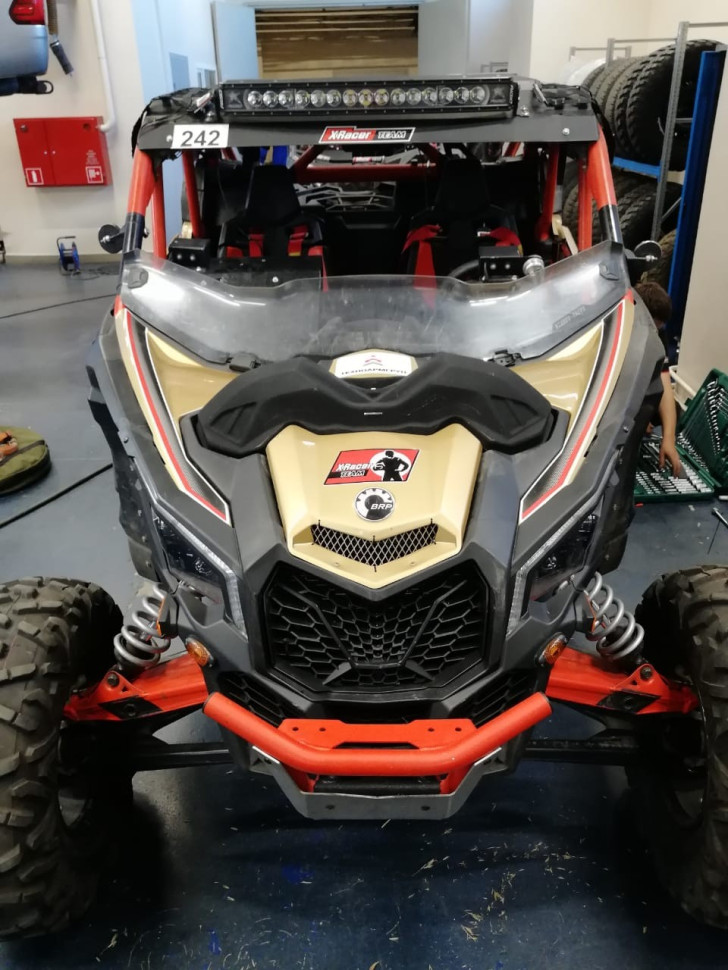 Колпак брызгозащитный на передние амортизаторы CanAm Maverick X3 Panzerbox shrpx3