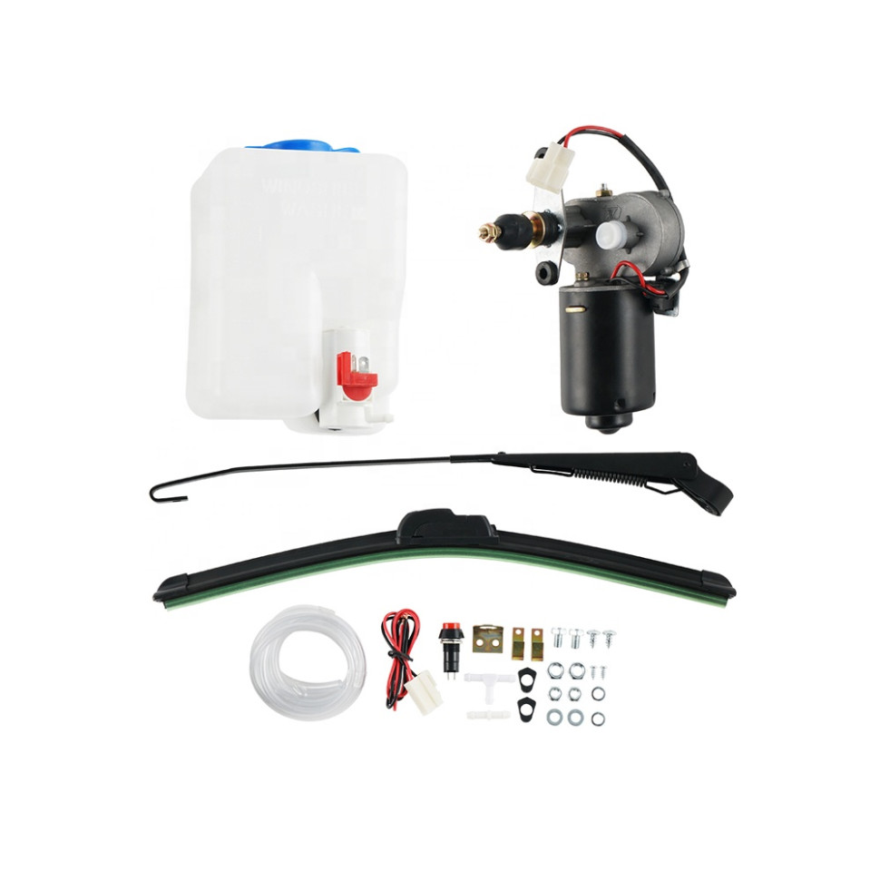 Комплект стеклоочистителя (дворник + омыватель) Nice универсальный для UTV BRP Polaris Yamaha 715003654 715006310  715004762  715003282