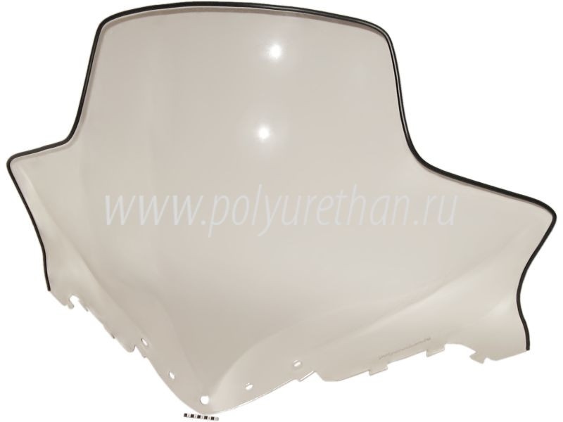 Стекло ветровое для снегохода YAMAHA VIKING PROFESSIONAL II (2016) (высота 58см, толщина 2мм, МПК) 50-44-467Pc  8KW-77210-00; 8KW-K7210-00; 8KW-K7210-00-00