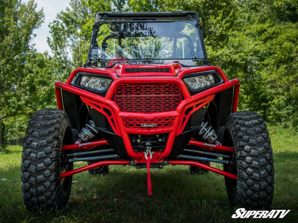 Комплект передних верхних спортивных рычагов для Polaris RZR XP 1000 1018824 1018825 AA-P-RZR1K-HC-002-03 AA-P-RZRXPT-HC-NAP-SBJ-B1-03  Красные