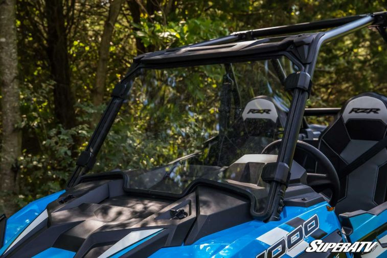 Стекло лобовое полное Polaris RZR 1000 Kemimoto FTVWS008 B0110-02802CL Усиленное 6мм с защитой от царапин