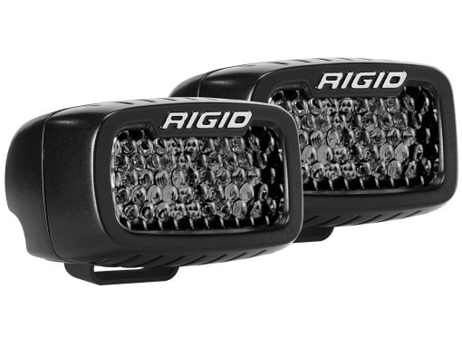 Фара Rigid SR-M Серия PRO (2 светодиода)  -  Рабочий свет (пара) Midnight Edition 902513BLK
