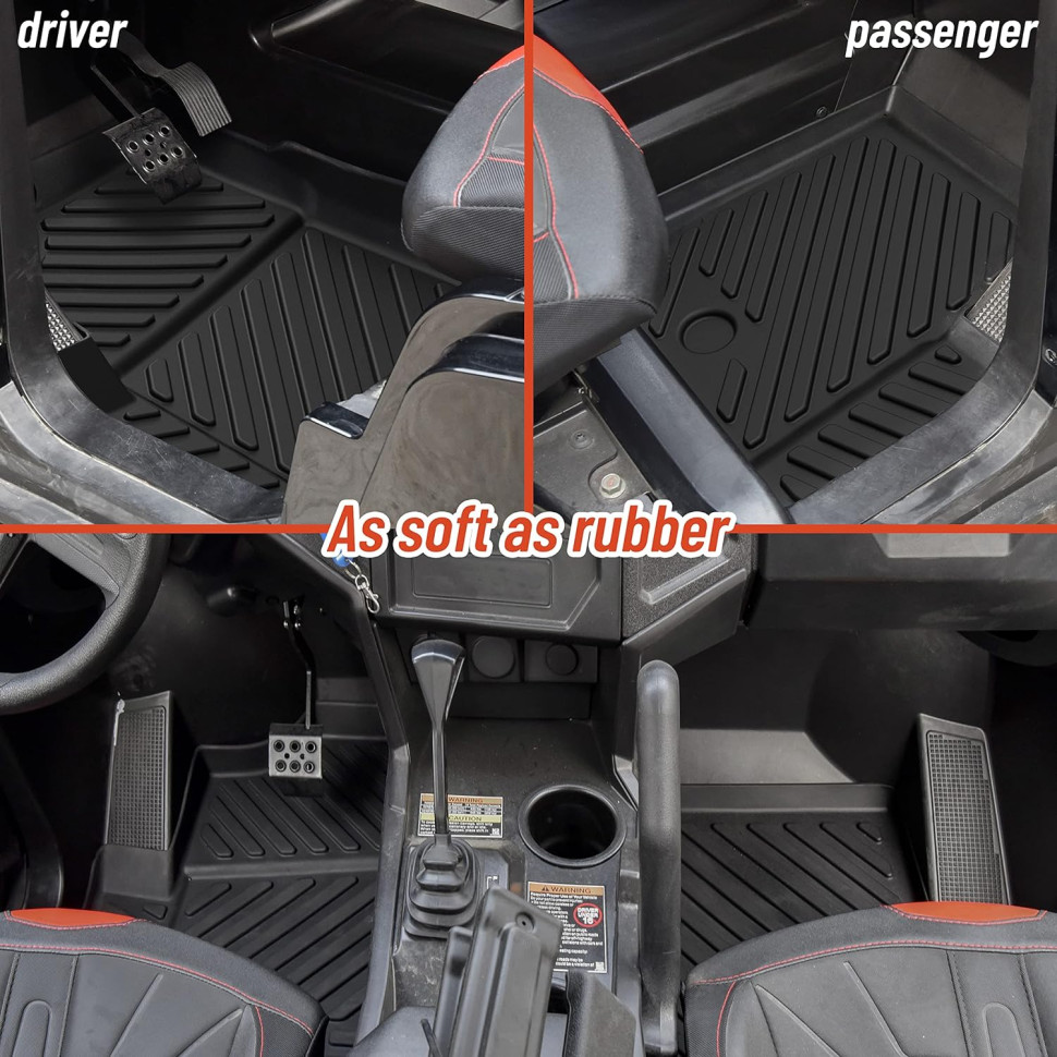 Ковры защитные в салон для Polaris General 2016-2021 Kemi Moto VPFLPO7U1