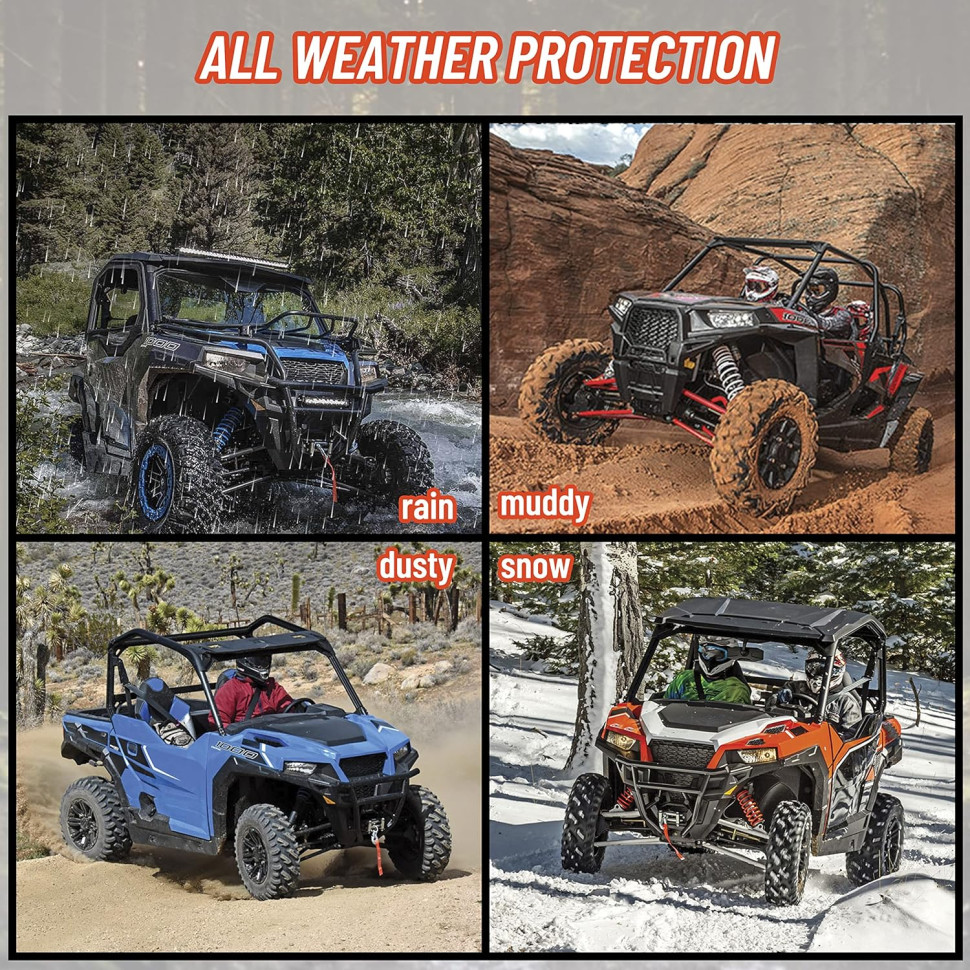 Ковры защитные в салон для Polaris General 2016-2021 Kemi Moto VPFLPO7U1