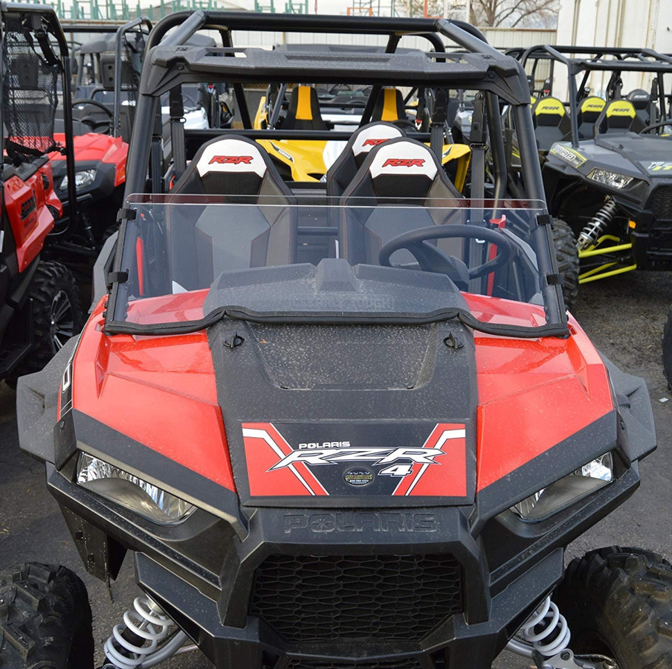 Стекло лобовое 1/2 Polaris RZR 1000 Kemimoto FTVWS007 2879504