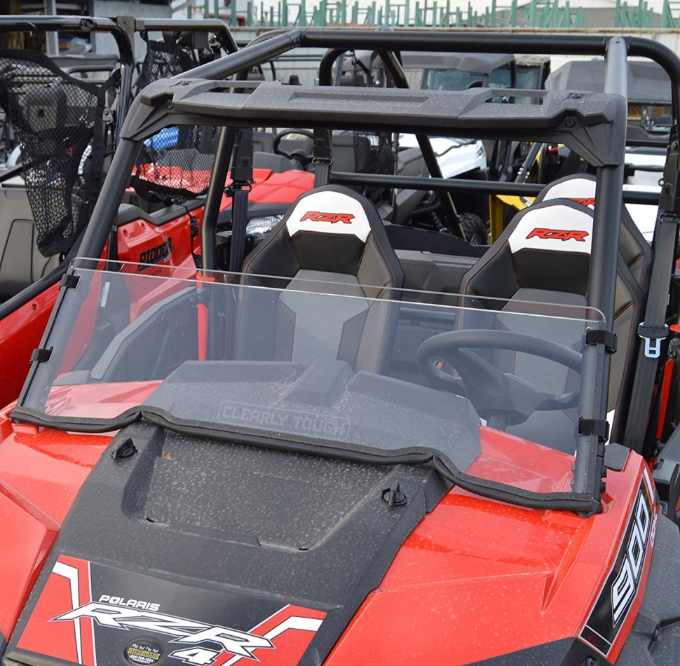 Стекло лобовое 1/2 Polaris RZR 1000 Kemimoto FTVWS007 2879504