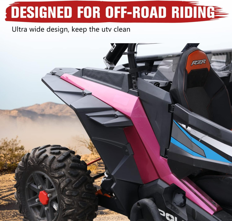 Расширители для Polaris RZR 1000 Перед плоский, зад формовый KMPH0210
