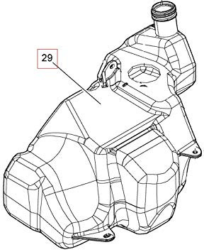 Бак топливный для квадроциклов BRP Can-Am G2 709000310 709000799 709000843