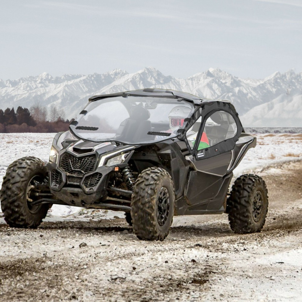 Верхние мягкие двери Can-Am Maverick X3 715008091 /715003752 Kemimoto B0102-02201BK B0102-02201BK