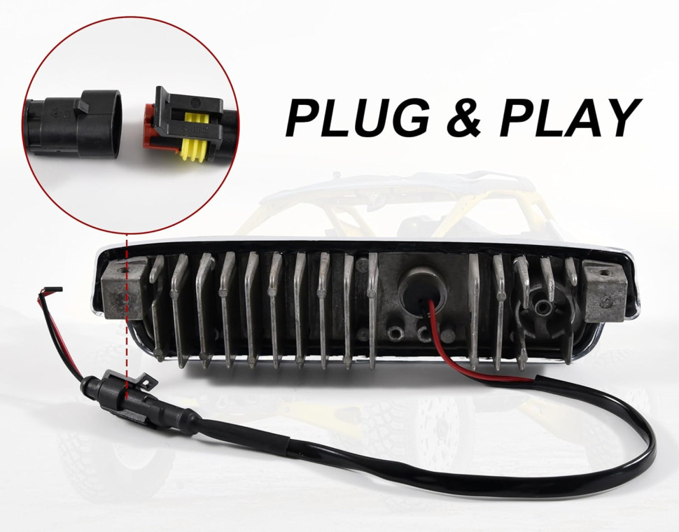 Фара дальнего света (ДХО) в капот для Can-Am Maverick R MTVPH0751