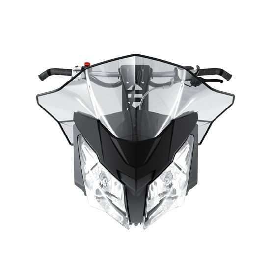Стекло ветровое среднего профиля Sport Performance Flared Windshield (Medium) Smoke  860200696