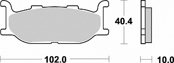 Тормозные колодки SBS 663HF 663hf