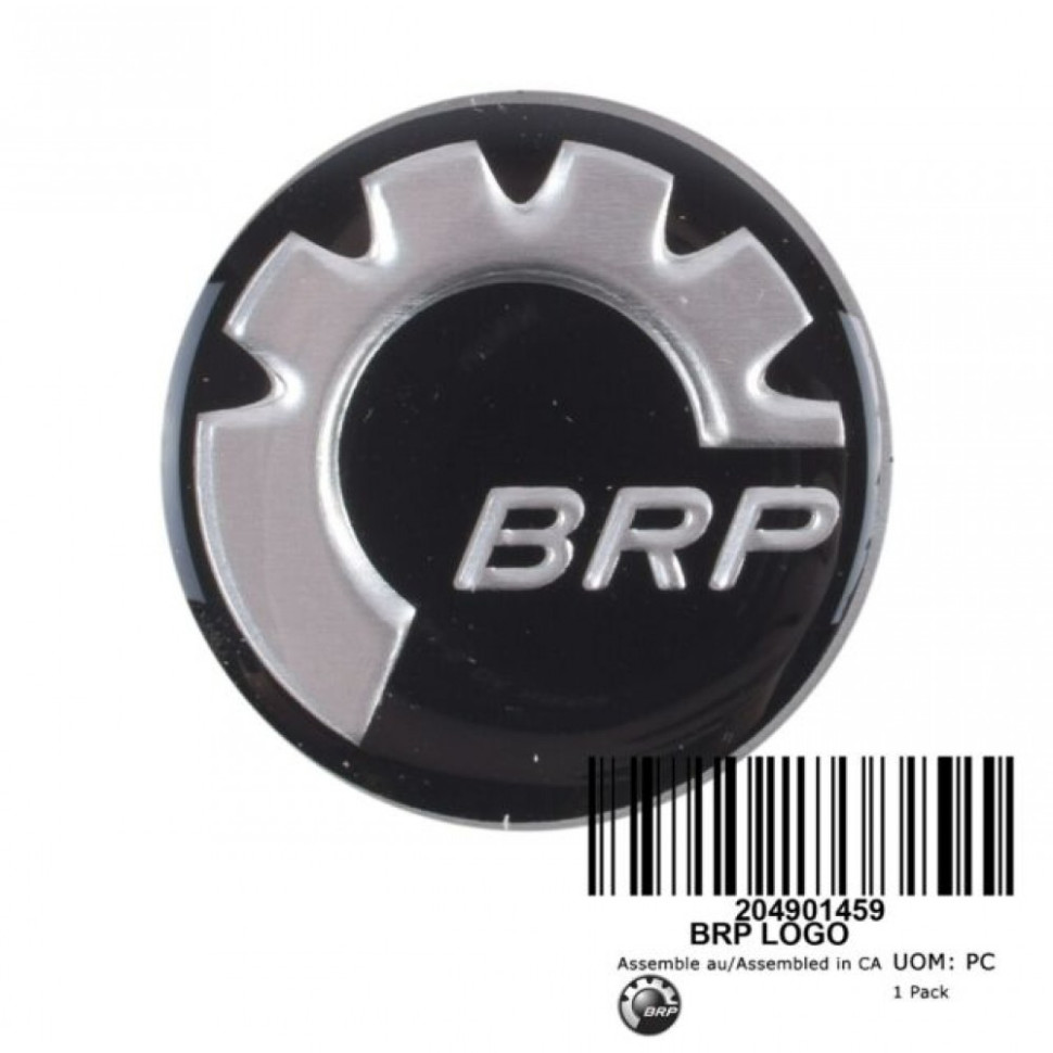 Логотип BRP на бак квадроцикла 35мм Outlander 400 204900626, 516010443, 204901459 204901459