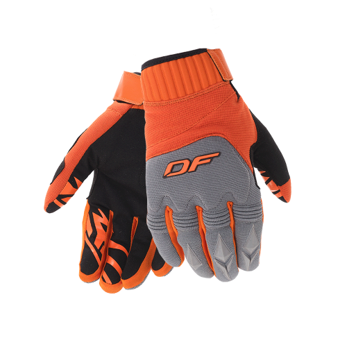 Перчатки DragonFly  CROSS Grey-Orange 600122 Размер L