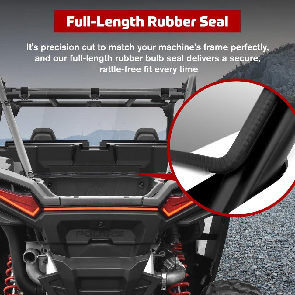 Стекло заднее Polaris RZR XP 1000 / XP4 1000 2024+ MTVPH0653