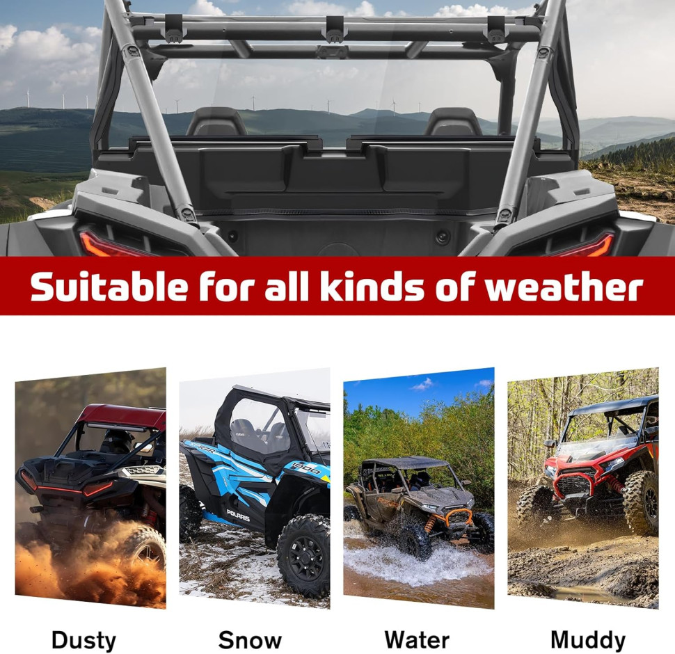 Стекло заднее Polaris RZR XP 1000 / XP4 1000 2024+ MTVPH0653