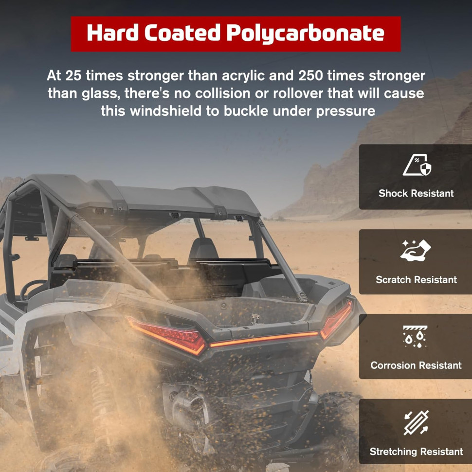 Стекло заднее Polaris RZR XP 1000 / XP4 1000 2024+ MTVPH0653