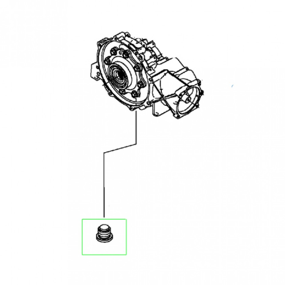 Сливная пробка переднего редуктора квадроцикла Kawasaki MULE /TERYX 820 /1000 2015+ 92066-0778 92066-0778